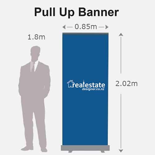 Pull Up Banner - 2.02x0.85m - Real Estate Designer
